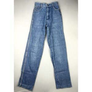 Vintage De Choix Juniors 22 Waist Straight Leg Jeans Cute Pockets (Read)